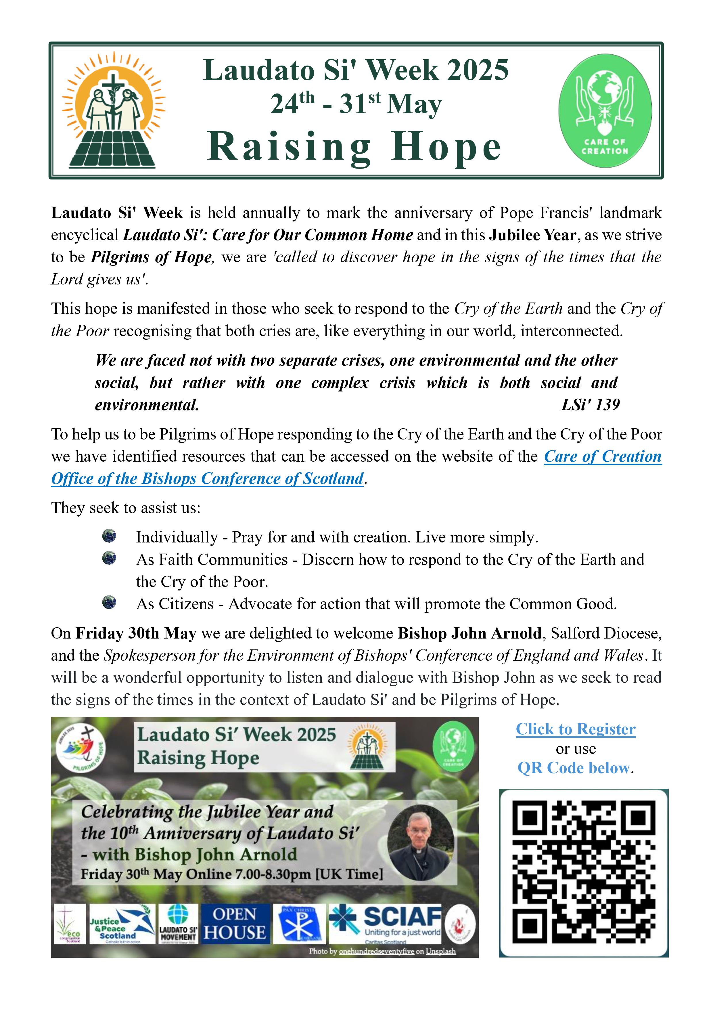 Laudato Si Week 2025 Resources